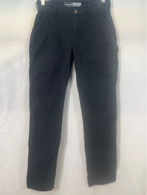 Carhartt Relaxed Fit Canvas Work Pants Women's Size 2